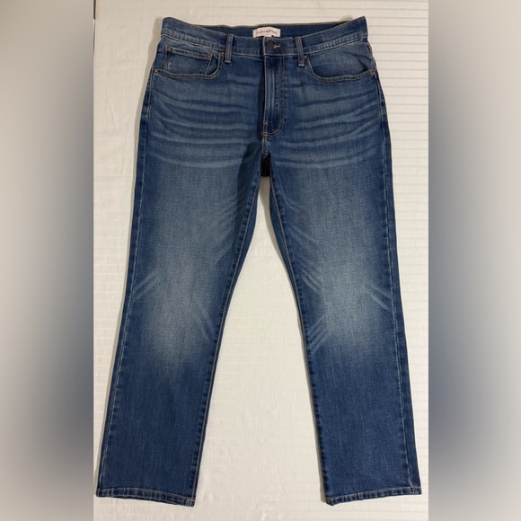Lucky Brand 223 Straight Leg Jeans Men’s 33x30 Blue Medium Wash Whiskered - Picture 1 of 13